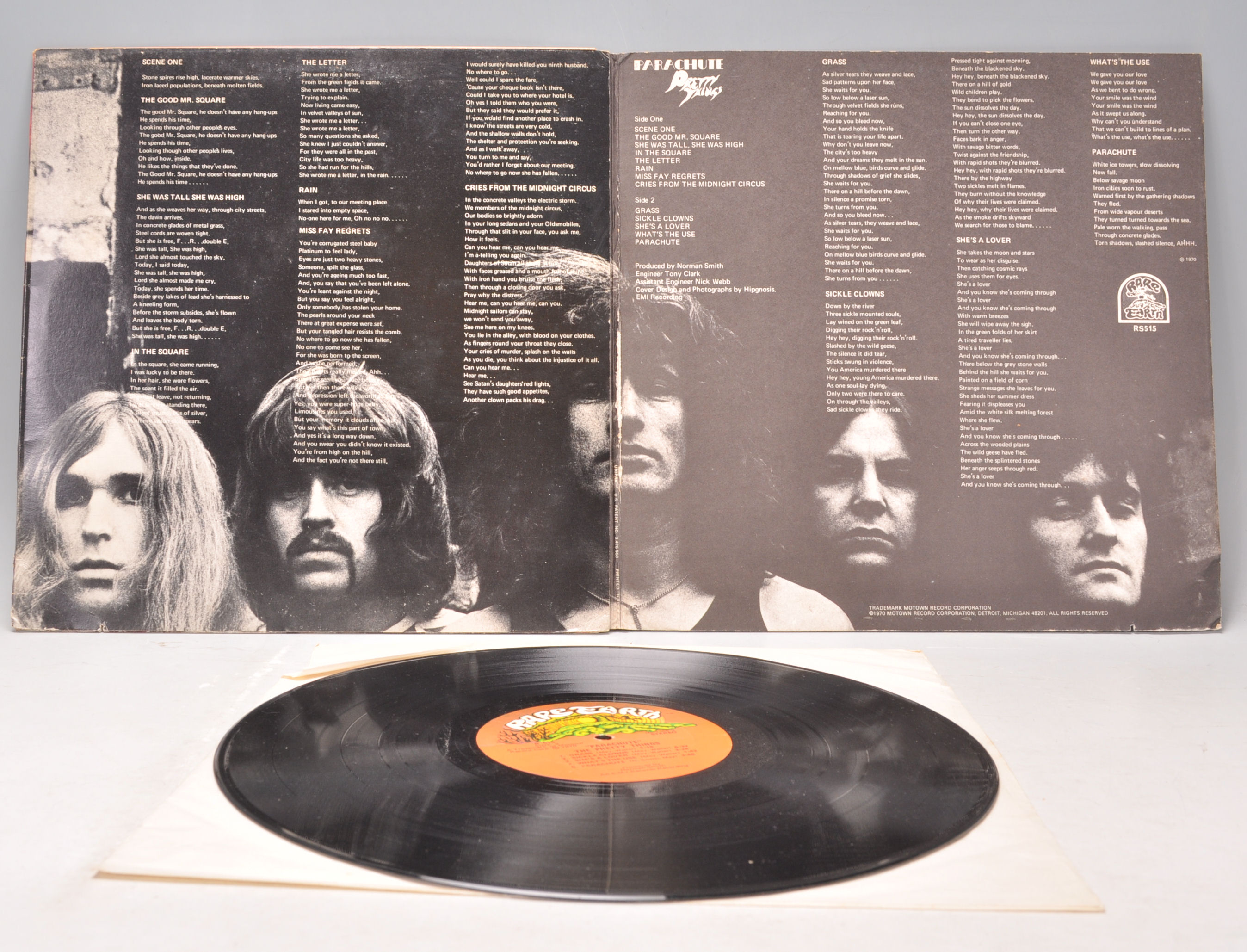 A vinyl long play LP record album by Pretty Things – Parachute – Original Rare Earth 1st U.K. - Image 3 of 4