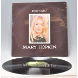 A vinyl long play LP record album by Mary Hopkins – Postcard – Original Apple 1st U.K. Press –