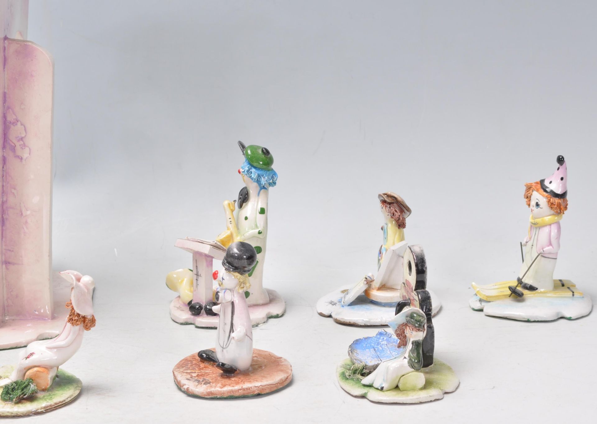 Lino Zampiva - Pastel Ceramica- A collection of vintage retro studio pottery Italian figurines in - Bild 16 aus 20