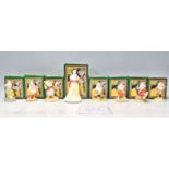 A complete set of eight Royal Doulton ceramic figures for the snow white series 616 to include