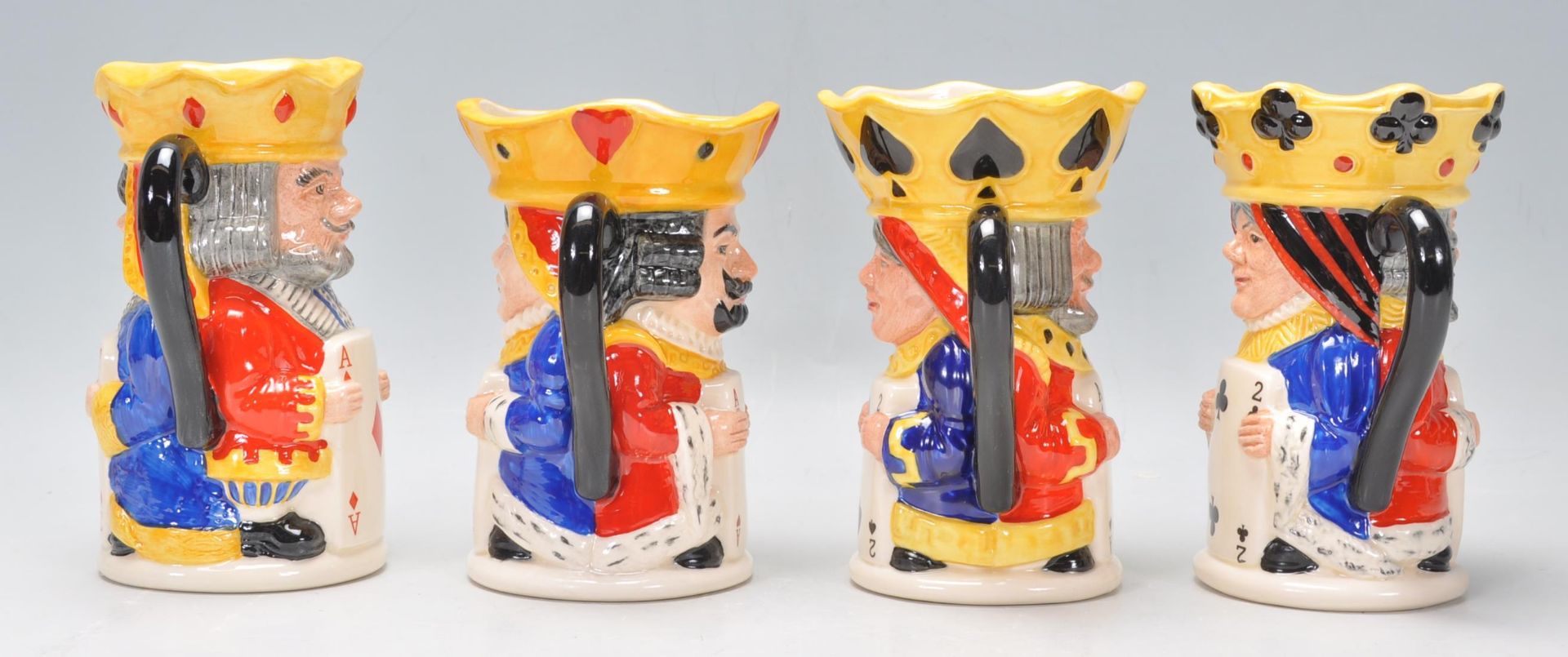 A group of four Royal Doulton limited edition King and Queen character jugs to include King and - Bild 4 aus 13