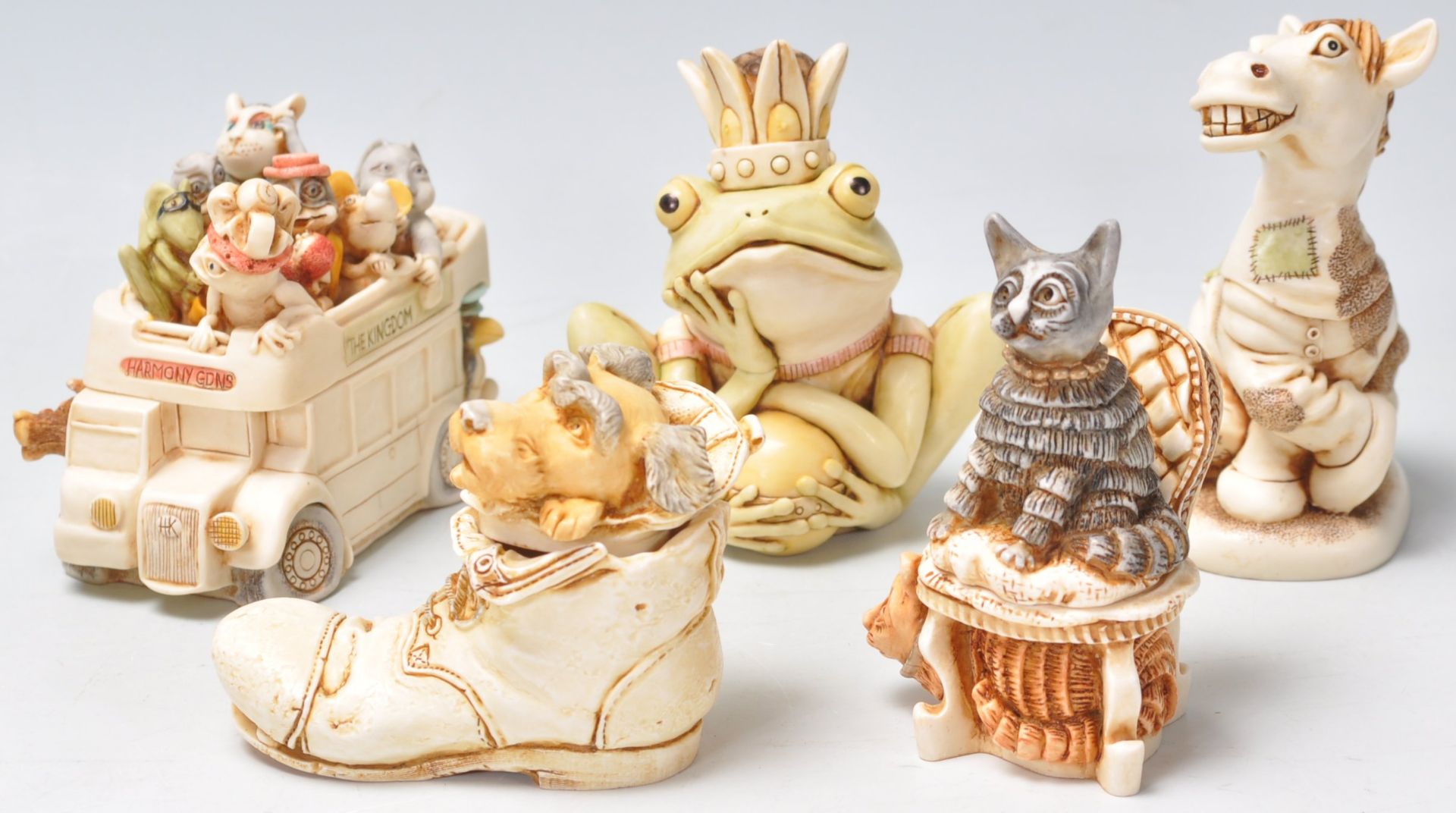 A group of ten Harmony Kingdom resin box figurines to include, 'Crown Jewel', 'True North', The - Bild 2 aus 12