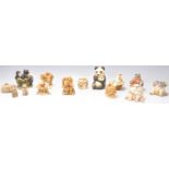 A group of fifteen Harmony Kingdom resin novelty animal figurine boxes to include a Gorilla group,