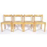 SET OF FOUR CARIMATE CHAIRS BY VICO MAGISTRETTI