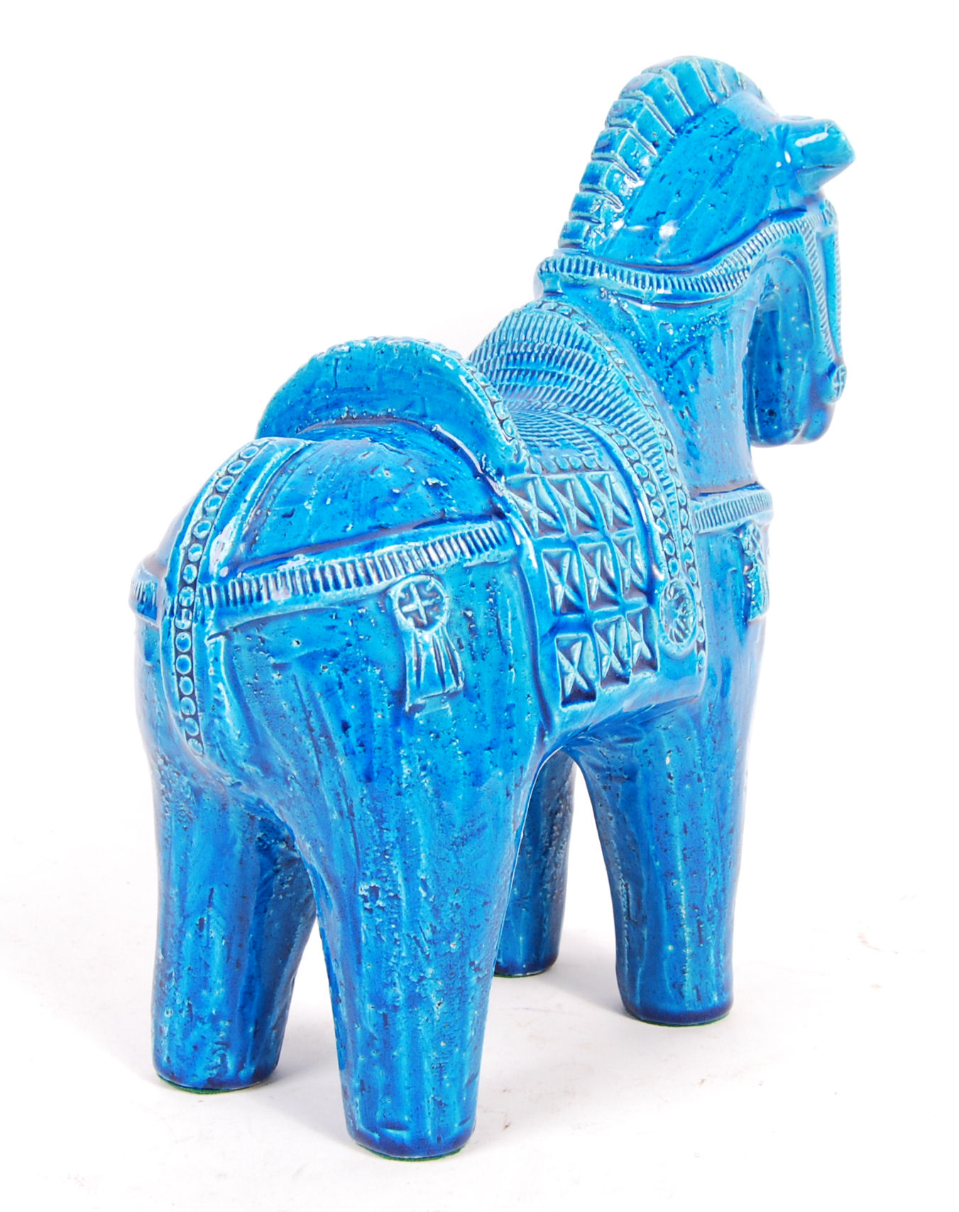 BITOSSI RIMINI BLU CAVALLO HORSE ITALIAN POTTERY B - Image 3 of 8