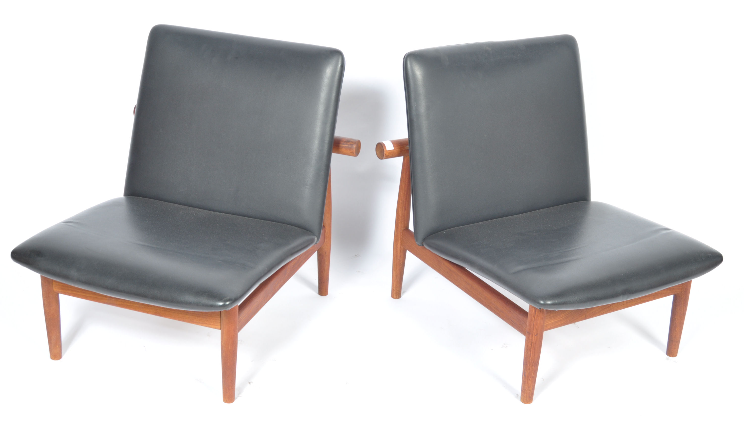 RARE PAIR OF FRANCE & SON MODEL 136 JAPAN CHAIRS B - Image 2 of 6