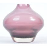 RIIHIMAKI / RIIHIMAEN LASI OY STUDIO GLASS VASE BY