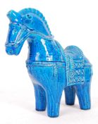 BITOSSI RIMINI BLU CAVALLO HORSE ITALIAN POTTERY B