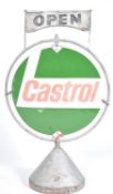 RARE ORIGINAL VINTAGE CASTROL SPINNING ADVERTISING