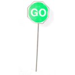 ORIGINAL 20TH CENTURY VINTAGE ' STOP ' AND ' GO '