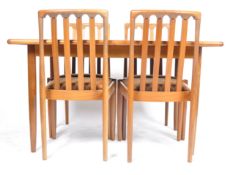 MEREDEW 1970'S TEAK WOOD DINING TABLE AND CHAIRS