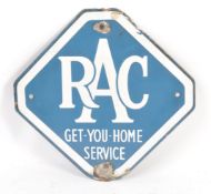 RAC - GET YOU HOME SERVICE - RARE VINTAGE ENAMEL S