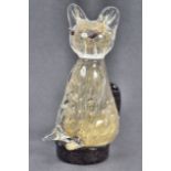 MURANO GLASS FIGURE OF A CAT BY ARCHIMEDE SEGUSO