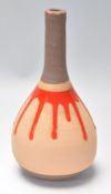 A good vintage retro 20th Century terracotta vase
