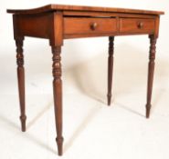 A Victorian 19th century mahogany writing table de