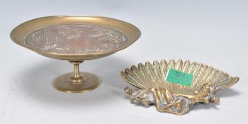 An early late 19th / 20th Century pin dish in the