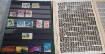 A large collection of stamp related books and ephe