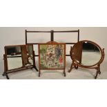 Two 19th Century Victorian mahogany dressing table