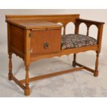 A good quality 20th century oak Jacobean revival M