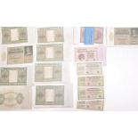 A collection of early 20th Century Reichsbanknote