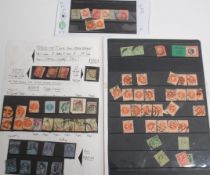 A collection of interesting stamps to include Vict