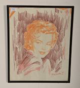 Ray Gambin - A vintage 20th Century framed and gla