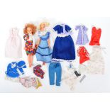 COLLECTION OF VINTAGE SINDY DOLLS AND OUTFITS