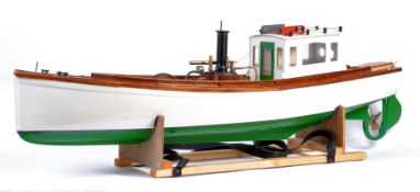 CHARMING LARGE SCALE LIVE STEAM MODEL BOAT
