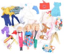 COLLECTION OF VINTAGE PEDIGREE SINDY DOLLS, CLOTHING & ITEMS