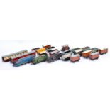 COLLECTION OF VINTAGE HORNBY DUBLO 3-RAIL LOCOS & STOCK