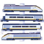 HORNBY 00 GAUGE 4-CAR EUROSTAR BOXED MODEL RAILWAY SET