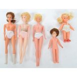 COLLECTION OF ASSORTED VINTAGE PLASTIC DOLLS