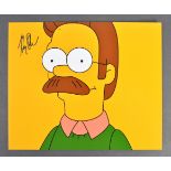 THE SIMPSONS - HARRY SHEARER - NED FLANDERS SIGNED 8X10"