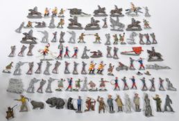 COLLECTION OF ASSORTED LEAD SOLDIERS AND FIGURES