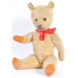 VINTAGE 1940'S ALPHA FARNELL BLONDE MOHAIR TEDDY BEAR