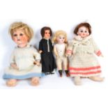 COLLECTION OF ANTIQUE DOLLS - ARMAND MARSEILLE ETC