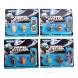 COLLECTION OF 4X GALOOB STAR WARS MICRO MACHINES SET