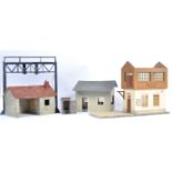 COLLECTION OF ASSORTED G SCALE GARDEN RAILWAY BUILDINGS