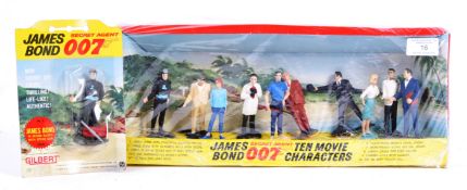 RARE 1960'S JAMES BOND GILBERT ACTION FIGURE SETS