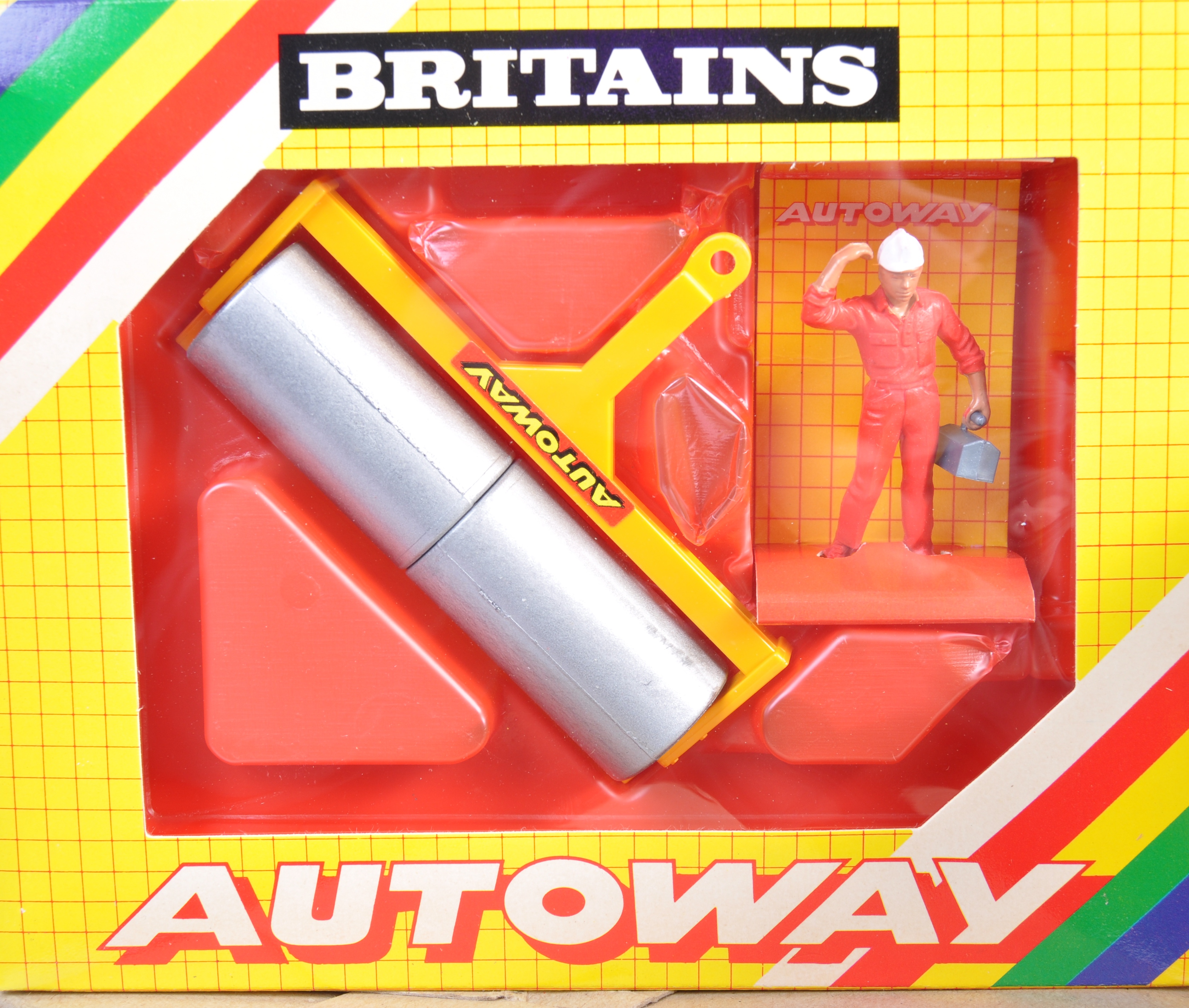 Remorque Britains Autoway 1/32ème - Modèle JCB Boîte De 1983, Collection Travaux Et Agricole