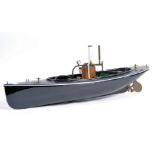 INCREDIBLE RADIO CONTROLLED CHEDDAR MODELS LIVE STEAM MOTOR BOAT