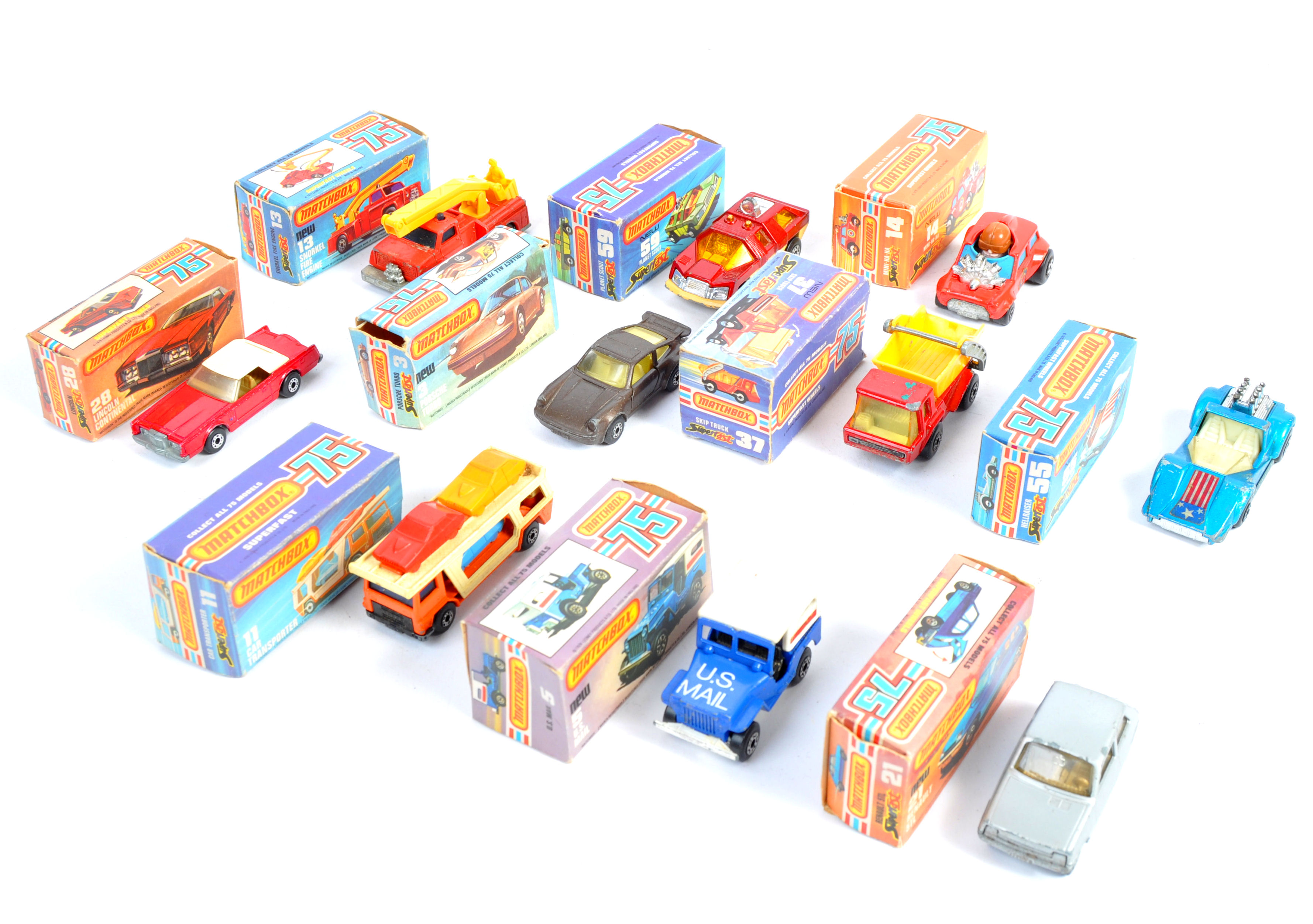 COLLECTION OF MATCHBOX SUPERFAST BOXED DIECAST MODELS