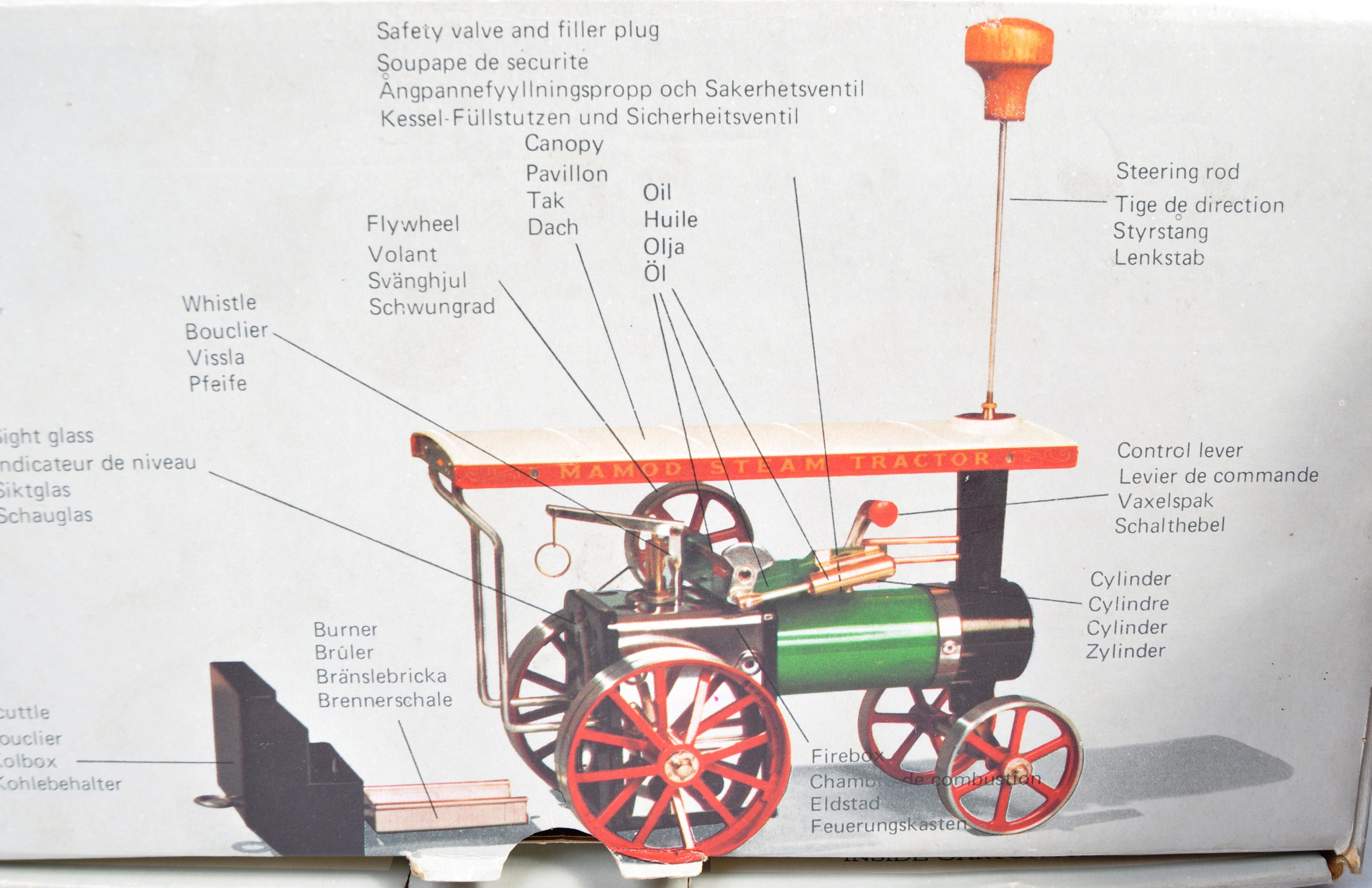 MAMOD LIVE STEAM MODEL STEAM TRACTOR TE1A TRACTION ENGINE - Image 7 of 7