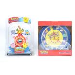 TWO BOXED FIRST GENERATION POKEMON CLOCKS