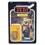 RARE VINTAGE STAR WARS MOC ACTION FIGURE WICKET W. WARRICK