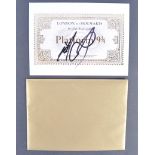 RARE DANIEL RADCLIFFE - HARRY POTTER - SIGNED REPLICA TRAIN TICKET