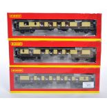 SET OF THREE HORNBY CODE 3 BRIGHTON BELLE CARRIAGES