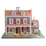 INCREDIBLE FRANKLIN MINT HEARTLAND HOLLOW DOLL'S HOUSE