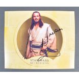 LIAM NEESON - STAR WARS - AUTOGRAPHED 8X10" PHOTO