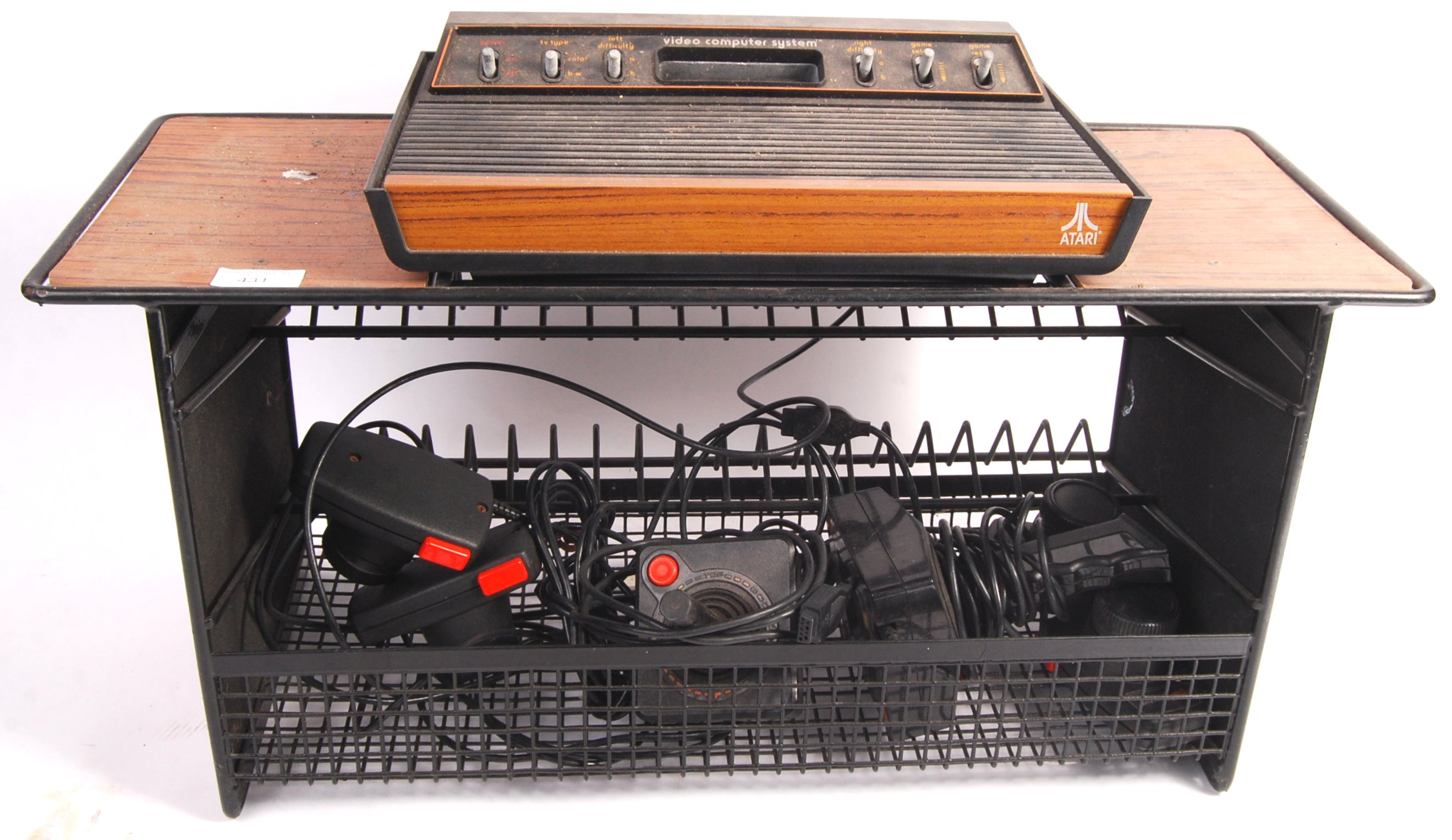 ORIGINAL ATARI 2600 ' WOODY ' VIDEO GAMES COMPUTER - Image 2 of 5